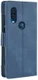 Motorola One Vision Portemonnee Hoesje Met Kaarthouder Blauw afbeelding 7