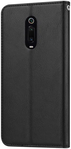 Xiaomi Mi 9T (Pro) Portemonnee Hoesje Met Kaarthouder Zwart afbeelding 2