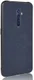 Oppo Reno 2 Hoesje met Kunstleer Coating Blauw afbeelding 2