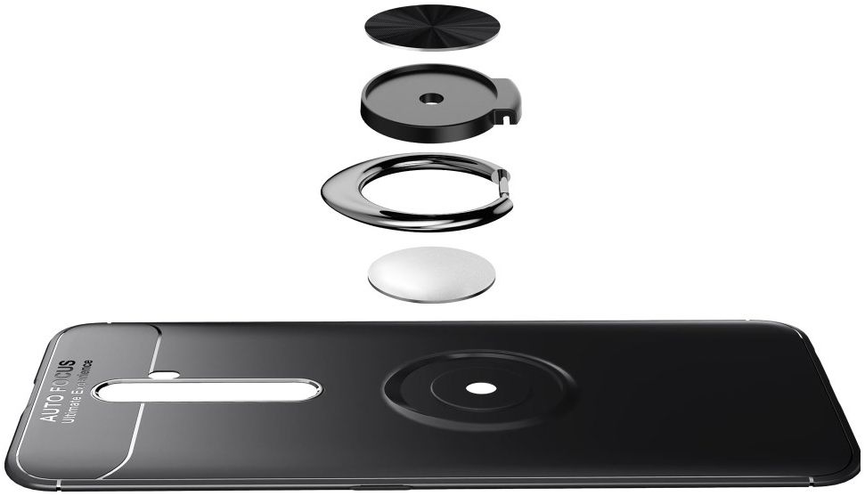 Oppo Reno 2 Z Hoesje met Ring Kickstand afbeelding 11