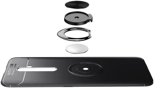 Oppo Reno 2 Z Hoesje met Ring Kickstand afbeelding 11