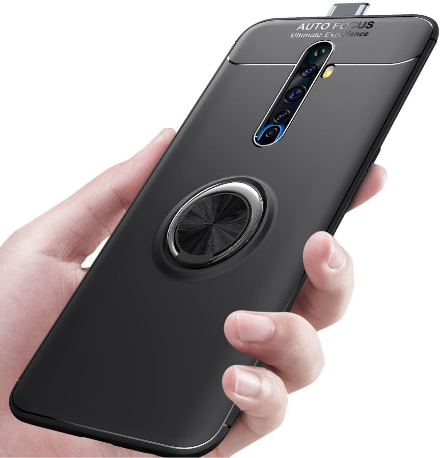 Oppo Reno 2 Z Hoesje met Ring Kickstand afbeelding 2