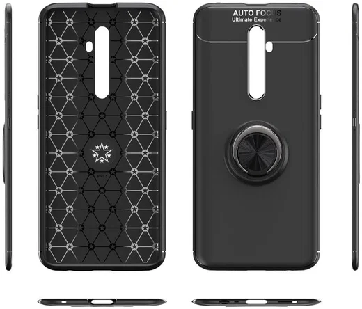 Oppo Reno 2 Z Hoesje met Ring Kickstand afbeelding 5