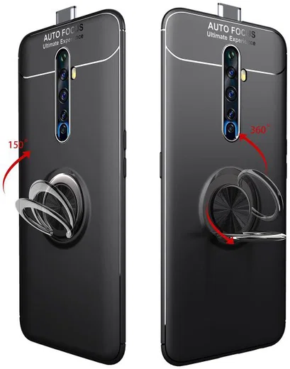 Oppo Reno 2 Z Hoesje met Ring Kickstand afbeelding 9