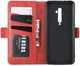 Oppo Reno 2 Stand Portemonnee Hoesje Rood afbeelding 2
