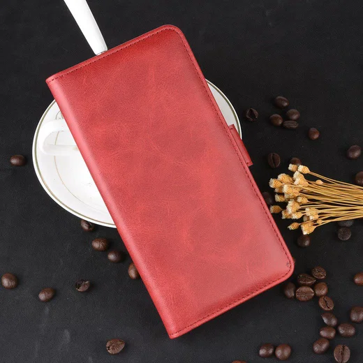 Oppo Reno 2 Stand Portemonnee Hoesje Rood afbeelding 3