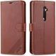 AZNS Oppo Reno 2 Portemonnee Stand Hoesje Coffee afbeelding 2