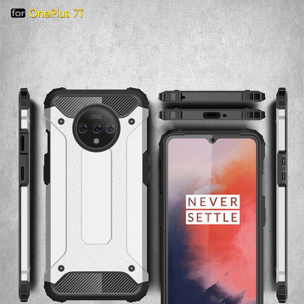 OnePlus 7T Hybride Hoesje Goud afbeelding 3