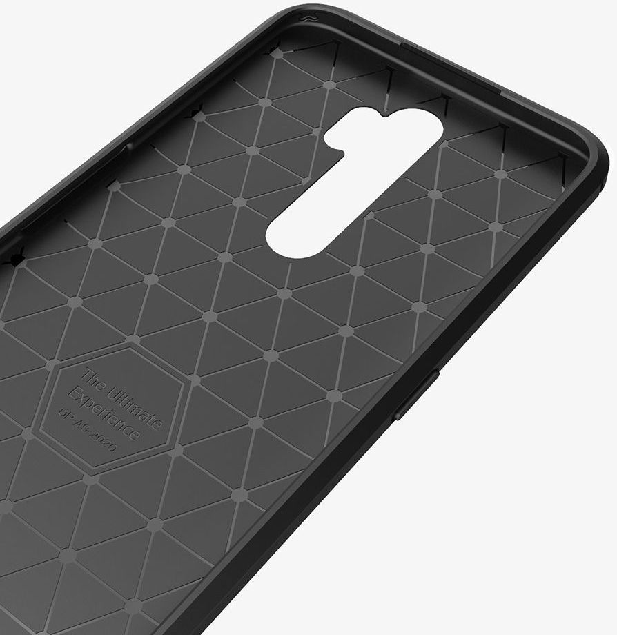Oppo A5 / A9 (2020) Geborsteld TPU Hoesje Zwart afbeelding 8