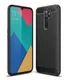 Oppo A5 / A9 (2020) Geborsteld TPU Hoesje Zwart afbeelding 1
