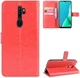 Oppo A5 / A9 (2020) Crazy Horse Portemonnee Hoesje Rood afbeelding 1