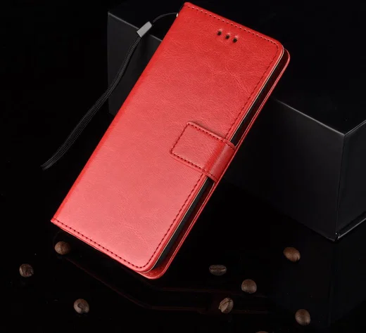 Oppo A5 / A9 (2020) Crazy Horse Portemonnee Hoesje Rood afbeelding 9