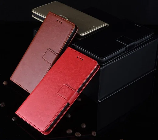 Oppo A5 / A9 (2020) Crazy Horse Portemonnee Hoesje Rood afbeelding 7