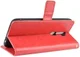 Oppo A5 / A9 (2020) Crazy Horse Portemonnee Hoesje Rood afbeelding 5