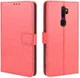 Oppo A5 / A9 (2020) Crazy Horse Portemonnee Hoesje Rood afbeelding 2