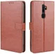 Oppo A5 / A9 (2020) Crazy Horse Portemonnee Hoesje Bruin afbeelding 6