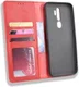 Oppo A5 / A9 (2020) Retro Stijl Kunstleren Portemonnee Hoesje Rood afbeelding 6