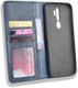 Oppo A5 / A9 (2020) Retro Stijl Kunstleren Portemonnee Hoesje Blauw afbeelding 3