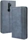Oppo A5 / A9 (2020) Retro Stijl Kunstleren Portemonnee Hoesje Blauw afbeelding 5