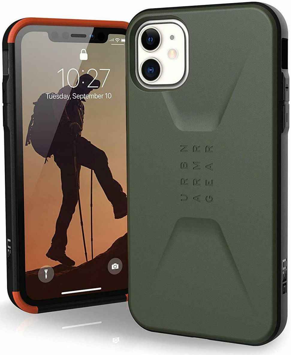 Urban Armor Gear Civilian Series Apple iPhone 11 Hoesje Groen afbeelding 1