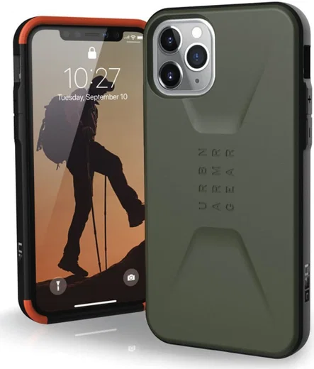 Urban Armor Gear Civilian Series Apple iPhone 11 Pro Hoesje Groen afbeelding 1