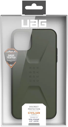 Urban Armor Gear Civilian Series Apple iPhone 11 Pro Max Hoesje Groen afbeelding 11