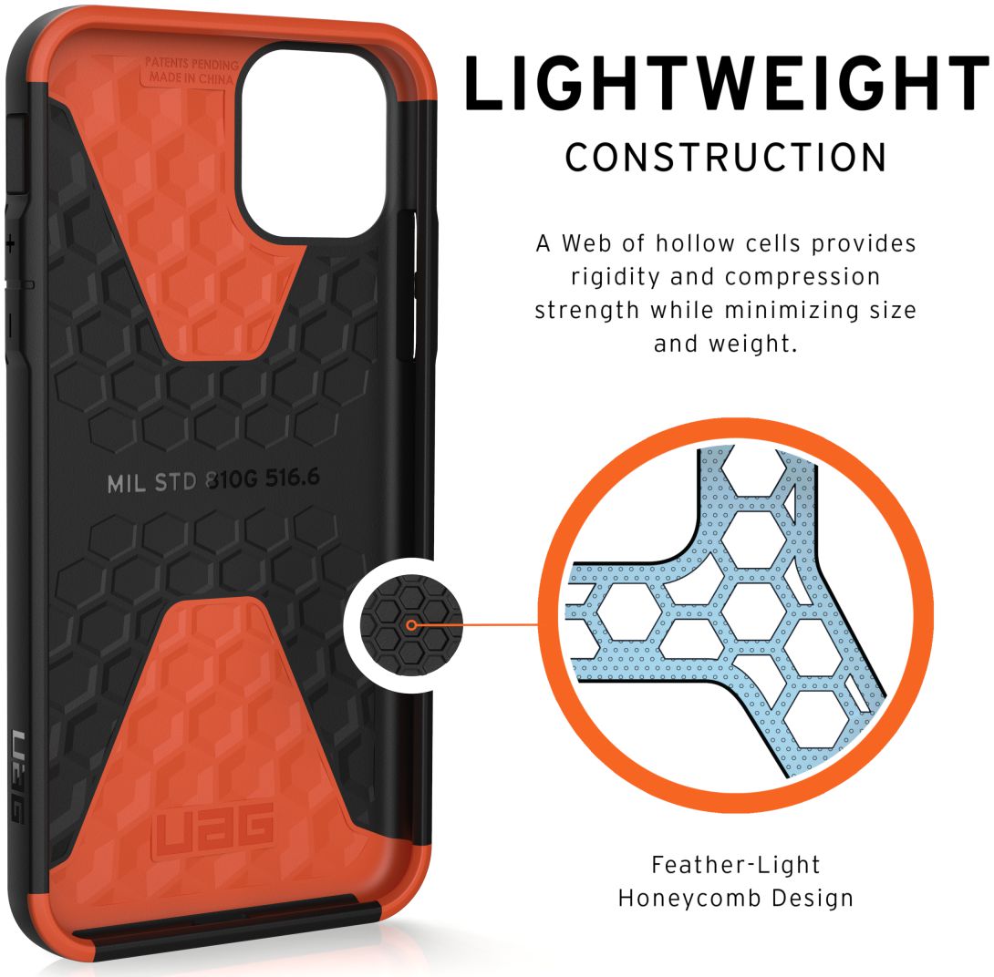 Urban Armor Gear Civilian Series Apple iPhone 11 Pro Max Hoesje Groen afbeelding 4