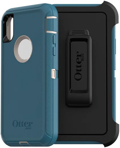 Otterbox Defender Apple IPhone XS / X Hoesje Blauw afbeelding 1