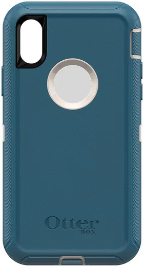 Otterbox Defender Apple IPhone XS / X Hoesje Blauw afbeelding 4