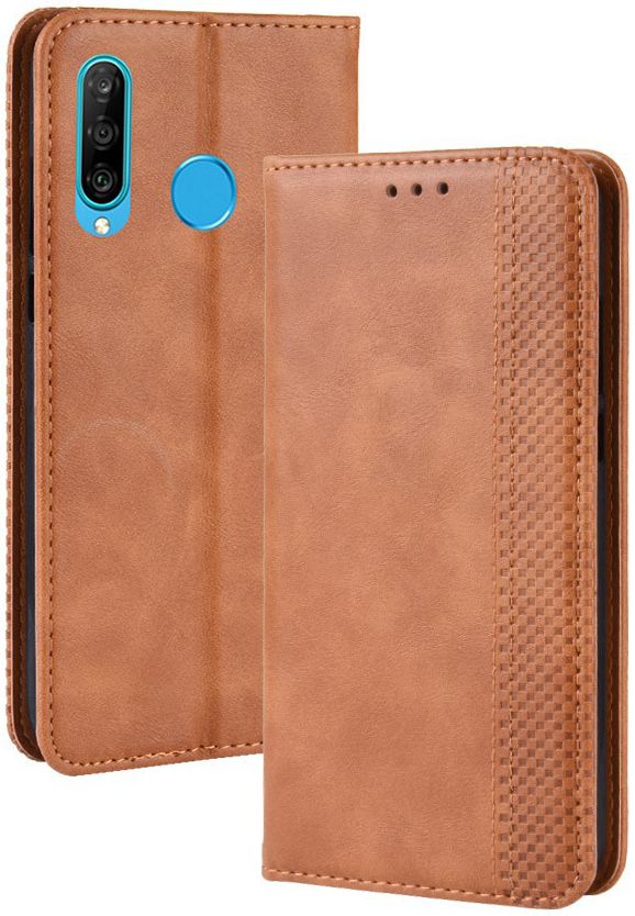 Honor 20 Lite Vintage Portemonnee Hoesje Bruin afbeelding 10