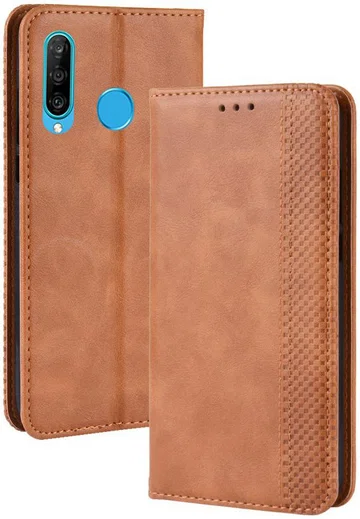 Honor 20 Lite Vintage Portemonnee Hoesje Bruin afbeelding 10