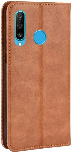 Honor 20 Lite Vintage Portemonnee Hoesje Bruin afbeelding 5