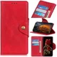 Motorola Moto E6s / E6 Plus Vintage Portemonnee Hoesje Drukknoop Rood afbeelding 12