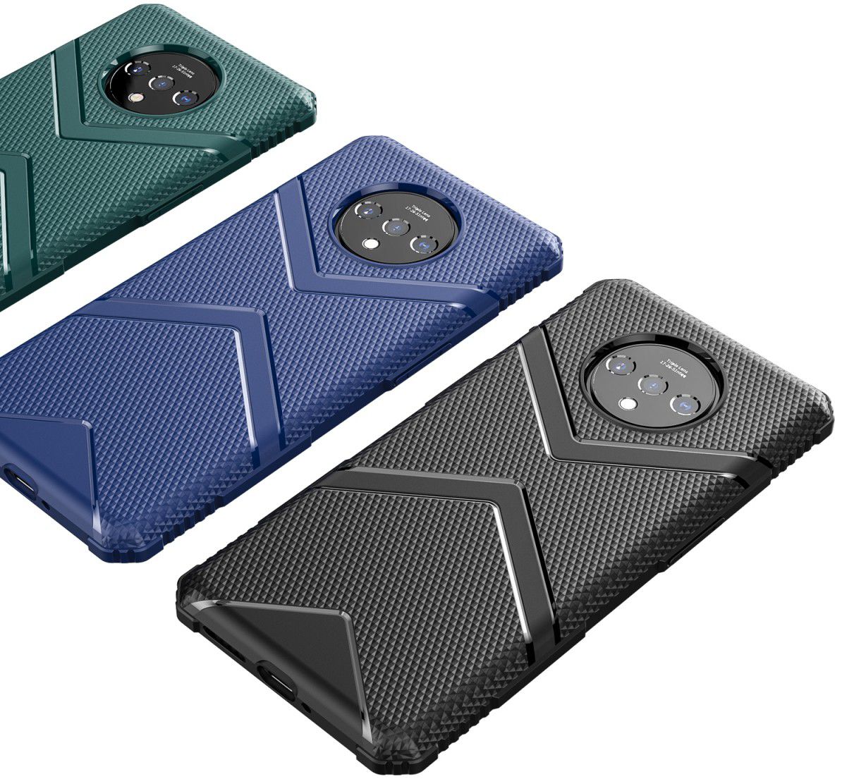 OnePlus 7T Armor Defence Hoesje Blauw afbeelding 2