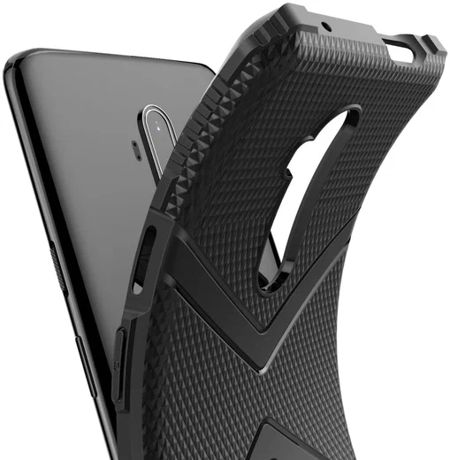 OnePlus 7T Pro Armor Defence Hoesje Midnight Green afbeelding 4