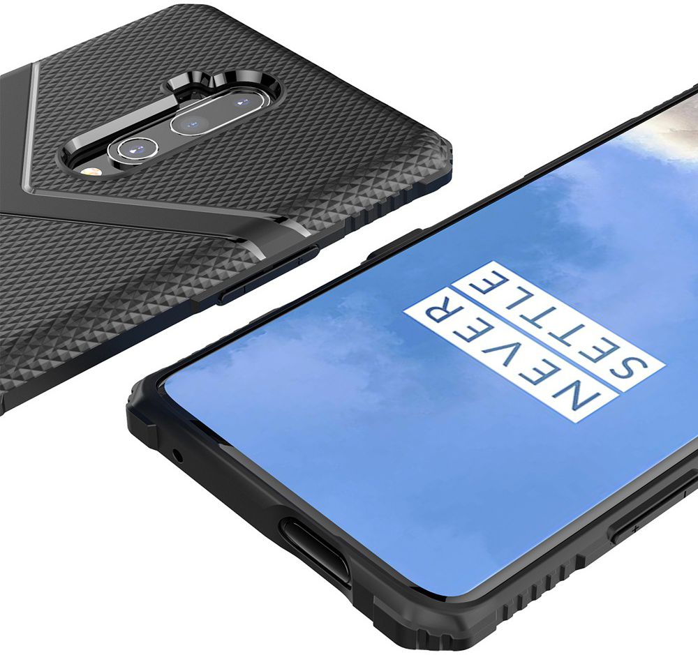 OnePlus 7T Pro Armor Defence Hoesje Midnight Green afbeelding 9
