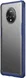 OnePlus 7T Slim Fit Hybride Hoesje Transparant/Blauw afbeelding 3