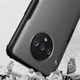 OnePlus 7T Slim Fit Hybride Hoesje Transparant/Rood afbeelding 4