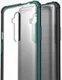 OnePlus 7T Pro Slim Fit Hybride Hoesje Transparant/Midnight Green afbeelding 2