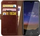 Rosso Element Nokia 2.2 Hoesje Book Cover Bruin afbeelding 1