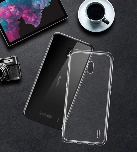 Nokia 2.2 Hoesje Dun TPU Transparant afbeelding 3