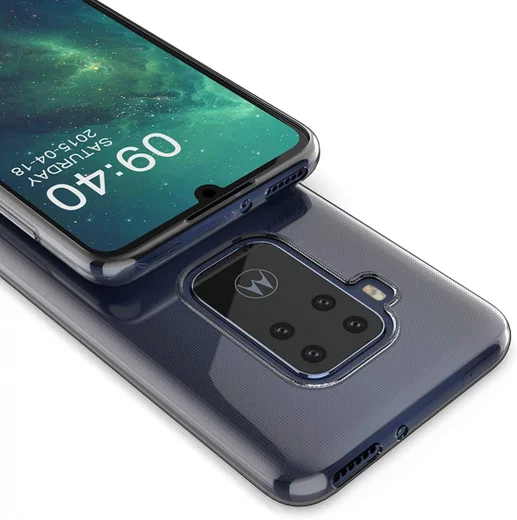 Motorola One Zoom Hoesje Dun TPU Transparant afbeelding 5