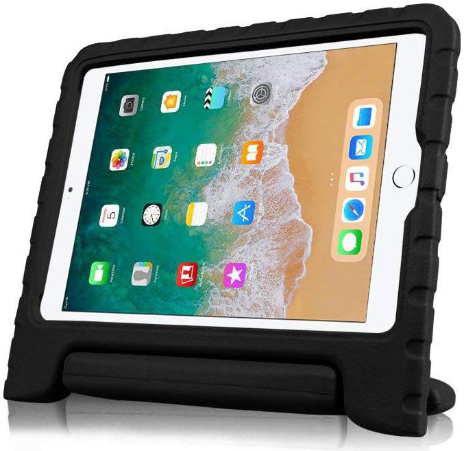 iPad 10.2 2019 / 2020 / 2021 Kinder Tablethoes met Handvat Zwart afbeelding 11