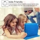 iPad 10.2 2019 / 2020 / 2021 Kinder Tablethoes met Handvat Blauw afbeelding 2