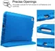 iPad 10.2 2019 / 2020 / 2021 Kinder Tablethoes met Handvat Blauw afbeelding 8