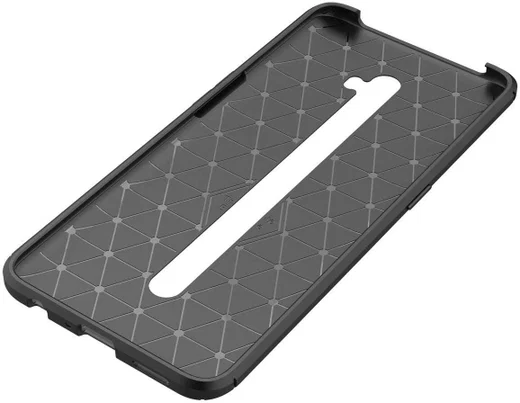 Oppo Reno 2 Siliconen Carbon Hoesje Zwart afbeelding 8