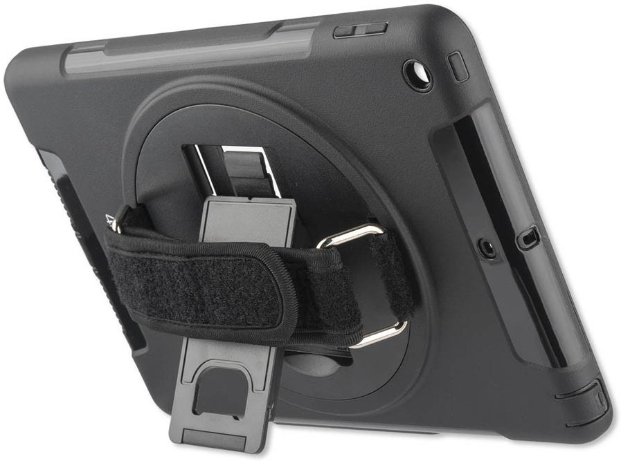 4smarts Rugged GRIP Apple iPad 10.2 2019 / 2020 / 2021 Hoes Zwart afbeelding 2