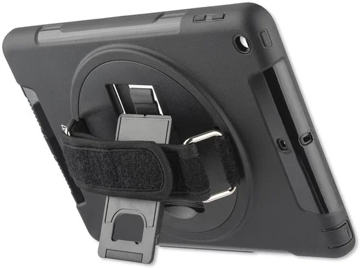 4smarts Rugged GRIP Apple iPad 10.2 2019 / 2020 / 2021 Hoes Zwart afbeelding 2