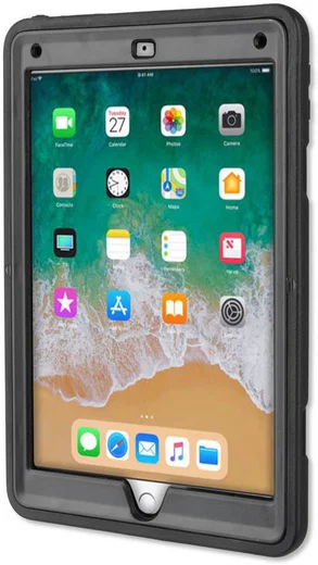 4smarts Rugged GRIP Apple iPad 10.2 2019 / 2020 / 2021 Hoes Zwart afbeelding 3