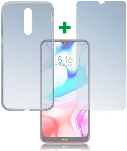 4smarts 360° Protection Cover Xiaomi Redmi 8 Transparant afbeelding 1